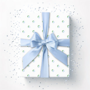 Papel De Regalo Greta Fun Dot en Pizarra y Verde