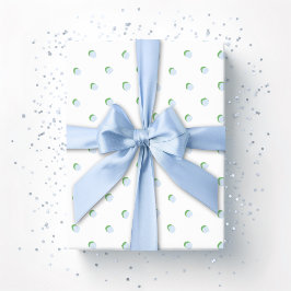 Papel De Regalo Greta Fun Dot in Slate and Green