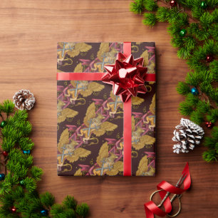 Papel De Regalo Griffin místico con espadas