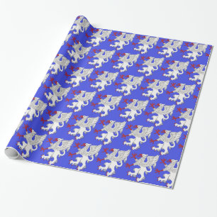Papel De Regalo Griffin Rampant Argent