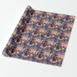 Papel De Regalo Grifón de pelo duro día de San Valentín