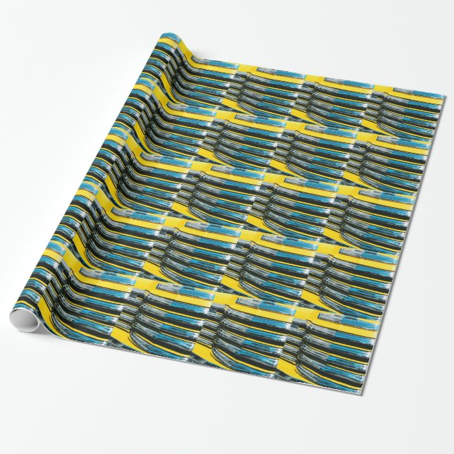 Papel De Regalo Grill amarillo (Desenrollado)
