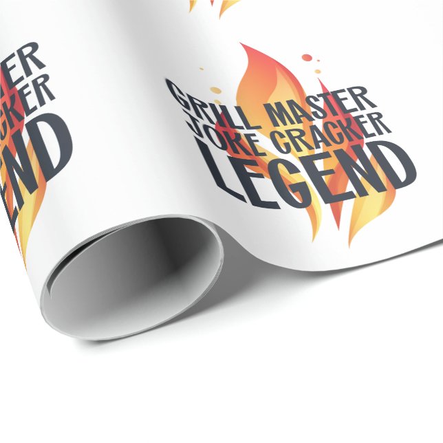 Papel De Regalo Grill Legend BBQ Poster (Esquina del rollo)