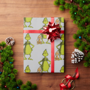 Papel De Regalo Grinch   Max & Grinch Stance
