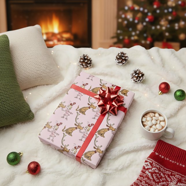 Papel De Regalo Grinch | Max y Cindy Lou Who (Subido por el creador)