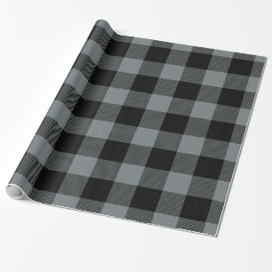 Papel De Regalo Gris carbonero Negro Enorme Búfalo Juguete Lumberj