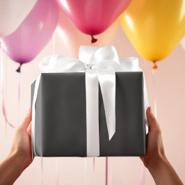 Papel de regalo Gris elegante atemporal