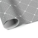 Papel De Regalo Gris Gris Minimalista Lace Blanco Tintineo Elegant<br><div class="desc">Delicada decoración floral para muchas ocasiones como boda,  fiesta de cumpleaños,  ducha de novias,  encuentro con amigos florenceK diseño</div>