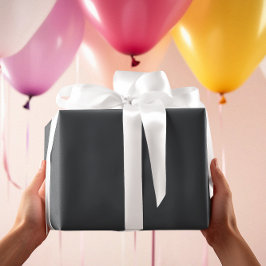 Papel de regalo gris pizarra oscuro atemporal