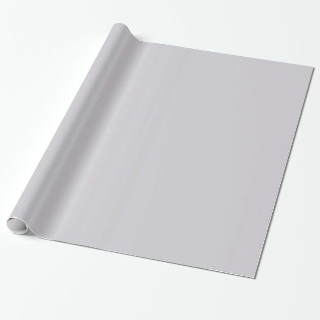 Papel De Regalo Gris sólido (Desenrollado)