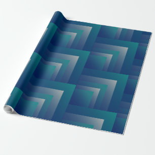 Papel De Regalo Gris verde azulado de la marina