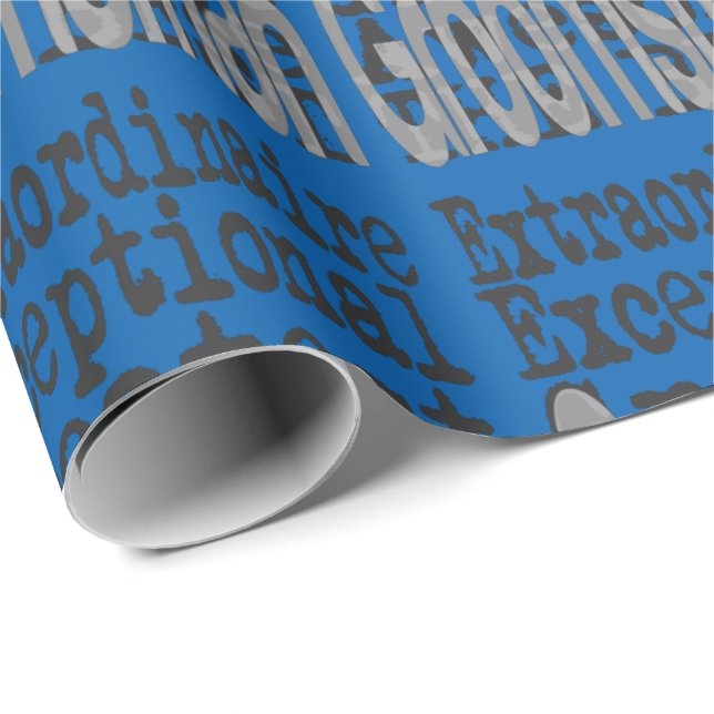 Papel De Regalo Groomsman Extraordinaire (Esquina del rollo)