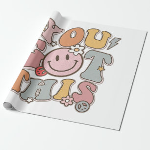 Papel De Regalo Groovy Motivational Testing Day Profesor Yo