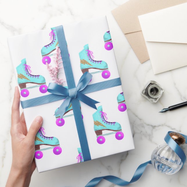 Papel De Regalo Groovy Roller Skates Pattern (Regalar)