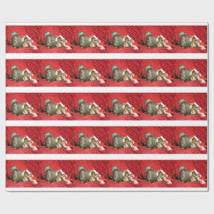Papel De Regalo Groundhog Bessie y bravata Giftwrap de la ardilla