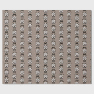 Papel De Regalo Gruff Gray Goat Funny Fairy Tale Personalizado