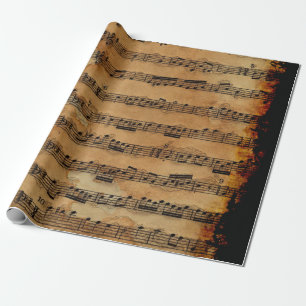 Papel De Regalo Grunge Sheet Music-lover