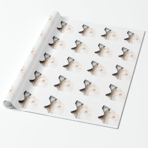 Papel De Regalo Gruñido del oso polar