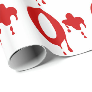 Papel De Regalo Grupo sanguíneo O+ Positivo #Horror Hospital