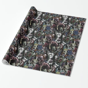 Papel De Regalo Grupo Zombie