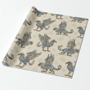 Papel de regalo Gryphon Hieroglyphs