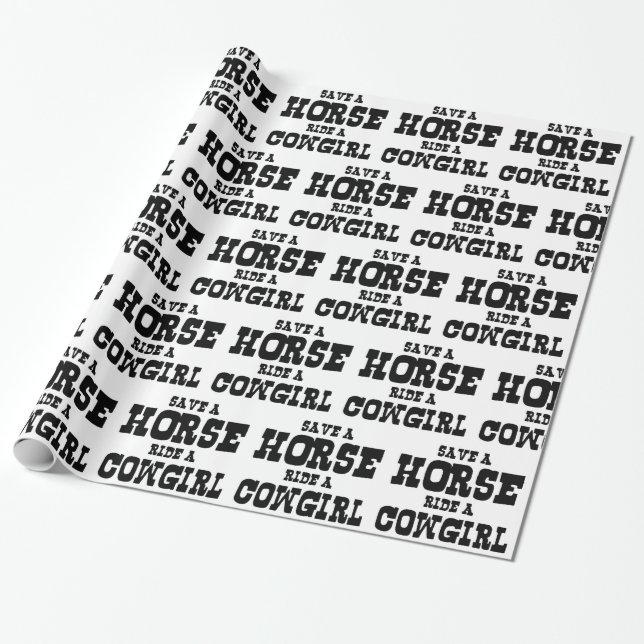 PAPEL DE REGALO GUARDAR UN CABALLO EN UNA CHICA (Desenrollado)