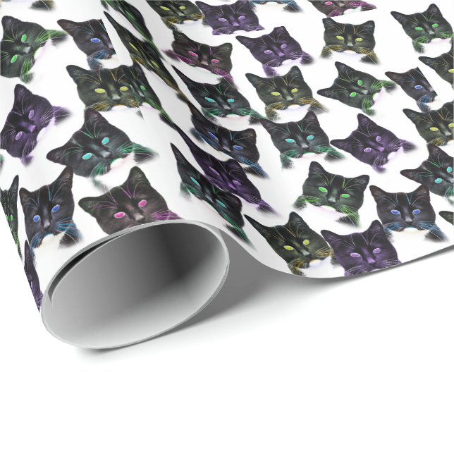 Papel De Regalo Guay Cats (Esquina del rollo)