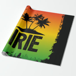 Papel De Regalo Guay IRIE Rastafarian jamaiquino siente buena cita