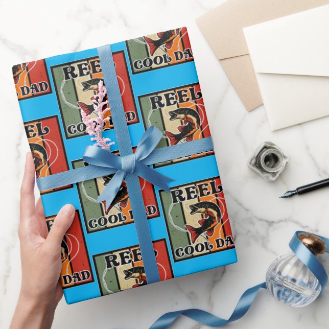 Papel De Regalo Guay Papá, el rey de la pesca retro, amante de la  (Regalar)