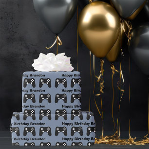 Papel De Regalo Guay Personalizado Gamer