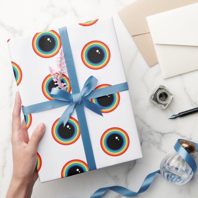 Papel De Regalo Guay Rainbow Eyes (Regalar)