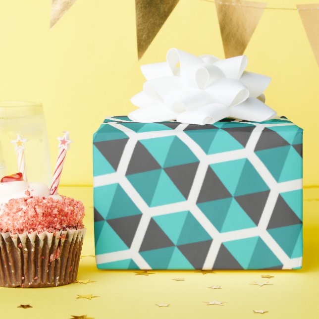 Papel De Regalo Guay Sofisticado cumpleaños artístico alegre adole (Fiesta de cumpleaños )