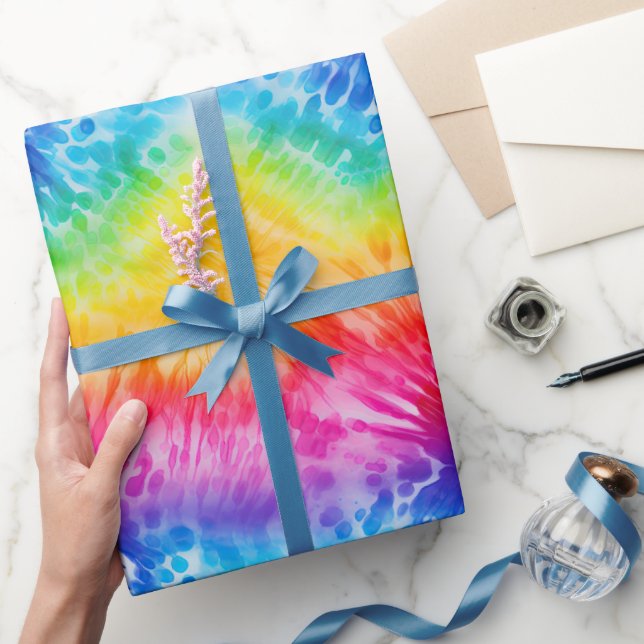 Papel De Regalo Guay Tie Dye (Regalar)