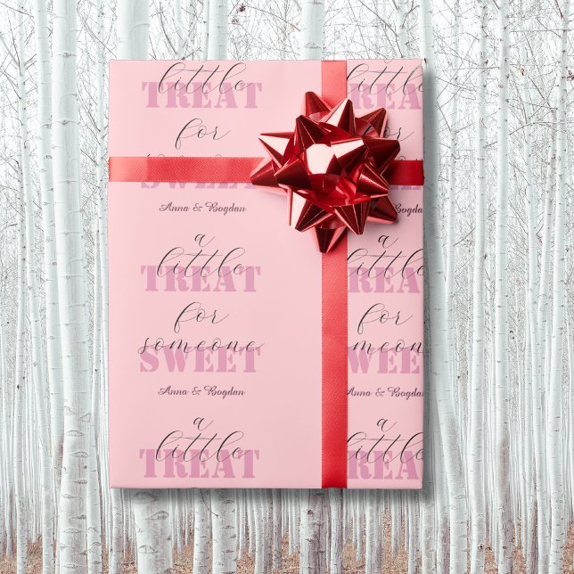 Papel De Regalo Guay Un Pequeño Trato Para Alguien Dulce Vlentina (Subido por el creador)