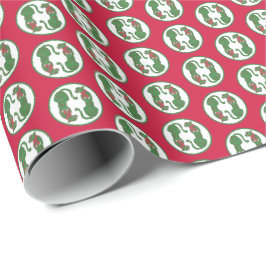 Papel De Regalo Guepardos de Navidad