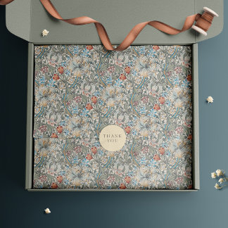 Papel De Regalo Guerra de patrón floral de William Morris Lily Art