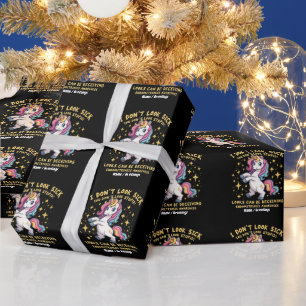 Papel De Regalo Guerrero Unicornio Fuerte Conciencia de Endometrio