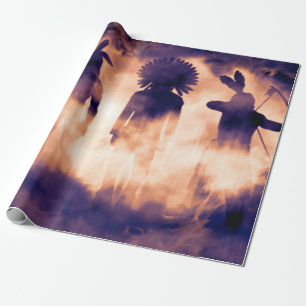 Papel De Regalo Guerreros nativos norteamericanos olvidados emergi