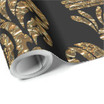 Papel De Regalo GuildHall Regal Damasco negro de 30'x 30"<br><div class="desc">Hermoso papel de envoltura damascal que te ayudará a expresar tu consideración con el encanto del mundo antiguo. Envuelve tu regalo de amor con un elegante estilo francés. Este es un gran artículo para cada ocasión que usted quiere expresar su exquisito gusto. Ver más papel elegante en la tienda de...</div>