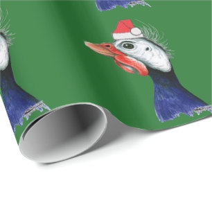 Papel De Regalo Guinea Santa Claus