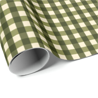 Papel De Regalo Guinga oscura verde