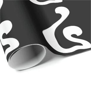 Papel De Regalo Guión khmer número 4 / cuatro / ៤ (Buen) camboyano