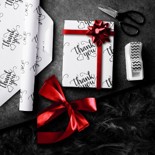 Papel De Regalo Guión mínimo simple   Gracias por la promoción de 