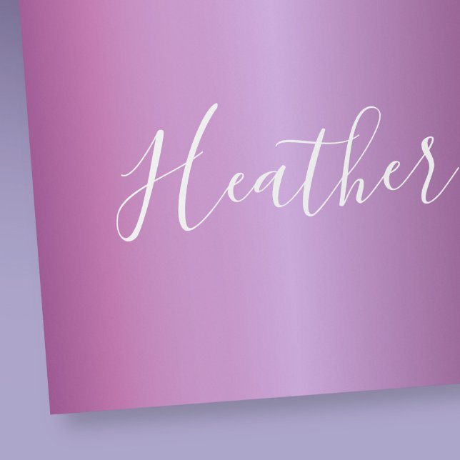 Papel De Regalo Guión violeta púrpura y blanco Personalizado (Subido por el creador)