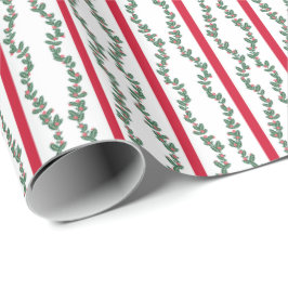 Papel De Regalo Guirnaldas de Impresión en Bloque