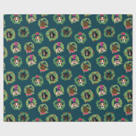 Papel De Regalo Guirnaldas del Coonhound en la marina de guerra