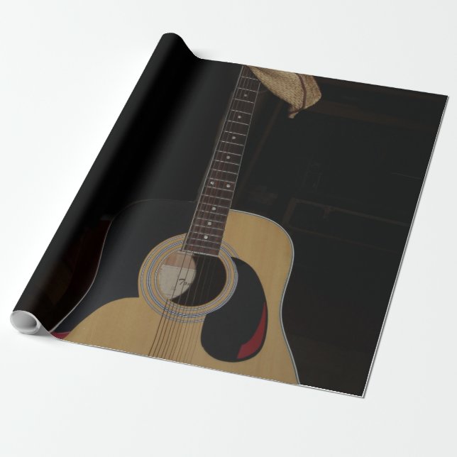 Papel De Regalo Guitar de Guay (Desenrollado)
