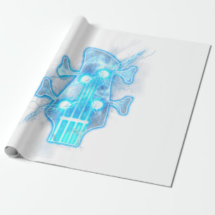 Papel De Regalo Guitar Lover   Jefe De Un Jugador De Guitarra De B