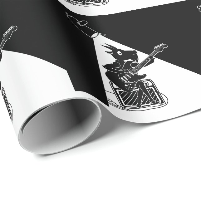 Papel De Regalo Guitarista de Goat (Esquina del rollo)