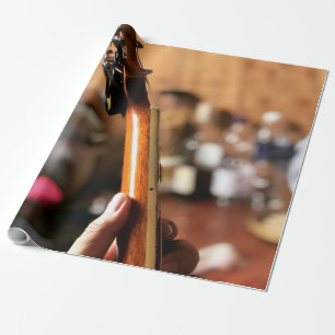Papel De Regalo Guitarra Acústica bonito